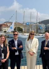 Minister van Justitie en Noordzee Annelies Verlinden ondertekende voor België officieel het BBNJ-akkoord tijdens de VN-Oceaanconferentie in Nice. 